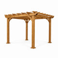 Pérgola de Madera de Cedro 300x300x240 cm para Exteriores