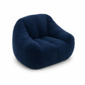 Sillón de poliéster azul marino