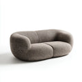 Two-Seater Fabric Sofa 160x90x75 cm - Brown - Modern Design