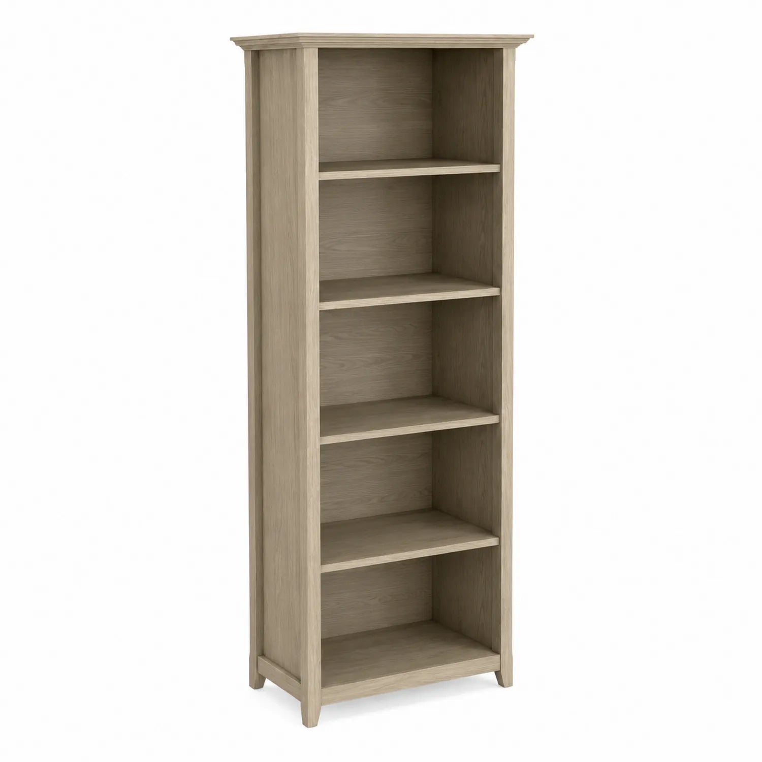 Estantería de madera de roble 180x60x30 cm