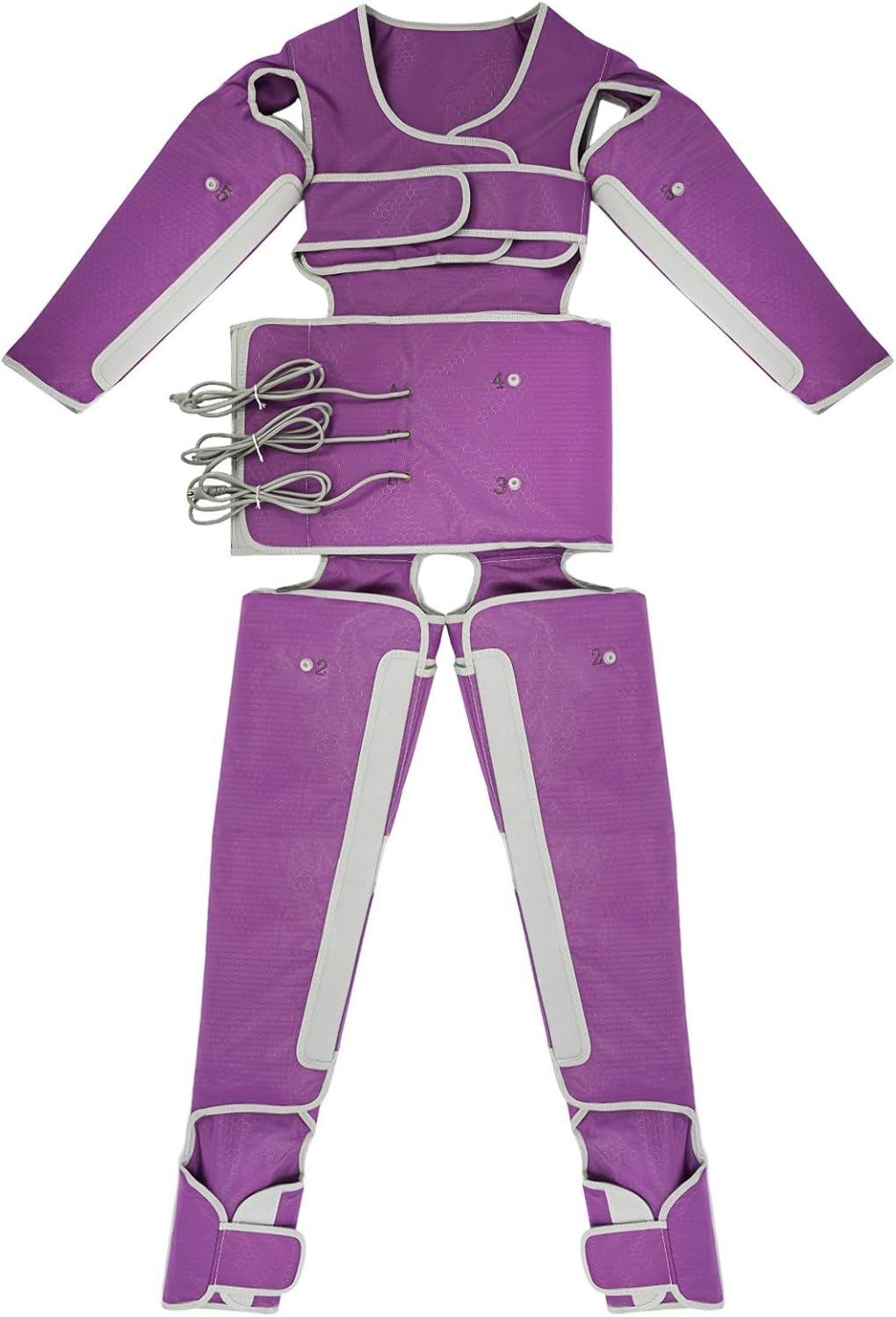 Masajeador eléctrico – entrenamiento de cuerpo completo, ajustable, con calefacción, rosa