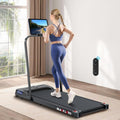 Cinta para caminar: uso bajo escritorio, inclinación ajustable, funcionamiento silencioso, pantalla LED, 140kg, 16km/h, negro, BLACK LORD