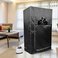 Sauna de vapor portátil - entrenamiento de cuerpo completo, con mando a distancia, diseño portátil, 100 x 80, 3L, 1000 W, negro, OHMG