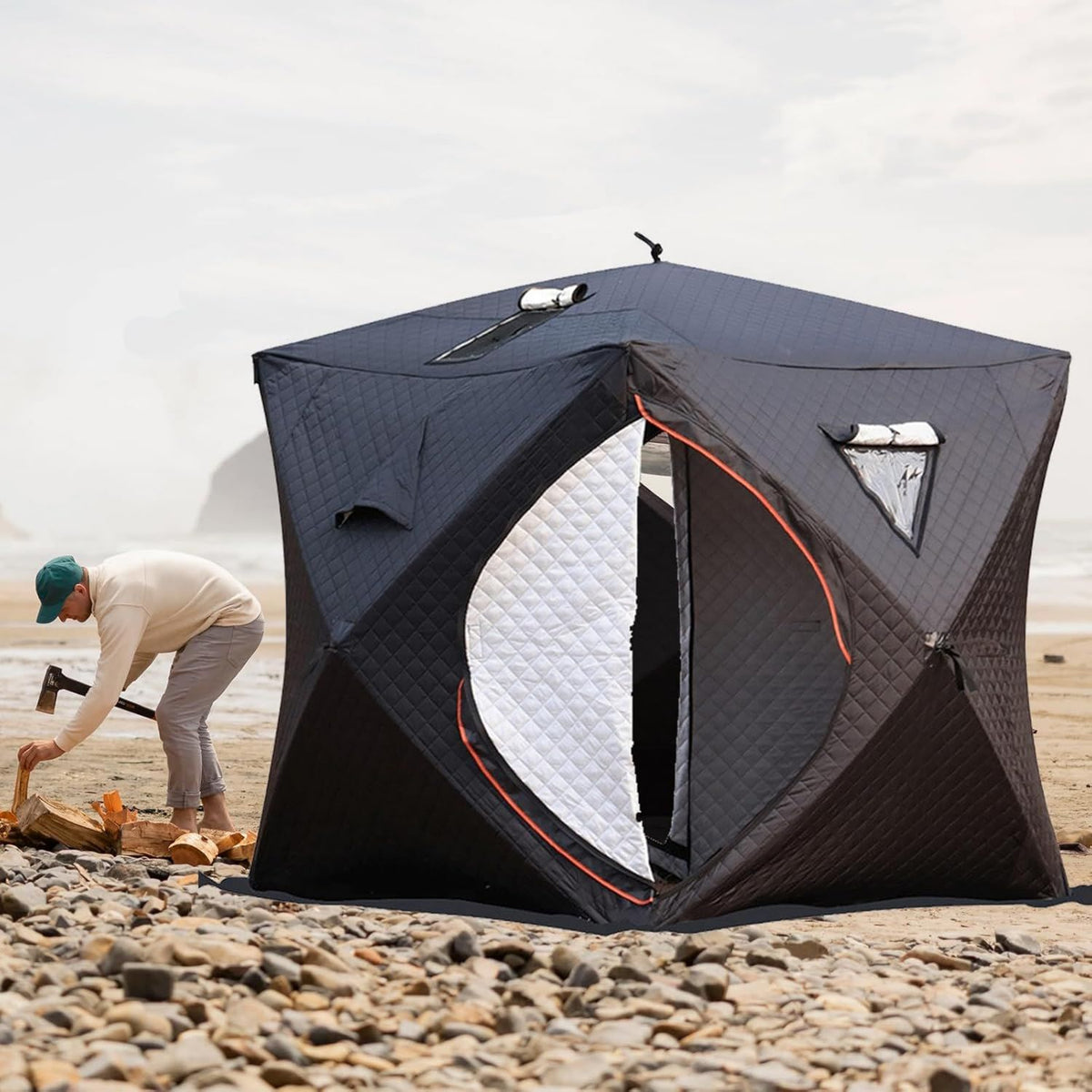Sauna de vapor portátil - aislado, diseño portátil