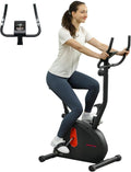 Bicicleta estática: resistencia magnética, resistencia ajustable, funcionamiento silencioso, 100 kg, SPORTNOW