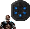 Máquina de boxeo musical - con guantes de boxeo, con puerto USB, recargable, blanco