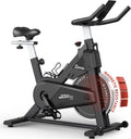 Bicicleta estática: con pantalla, 150 KG, negro, PASYOU
