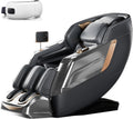 Sillón de masaje: posición de gravedad cero, entrenamiento de cuerpo completo, tecnología 3D/4D, negro