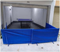 Barrera de tenis de mesa - plegable, con pantalla