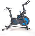 Bicicleta estática – resistencia magnética, diseño compacto, con ruedas, 7 kg, 32 niveles