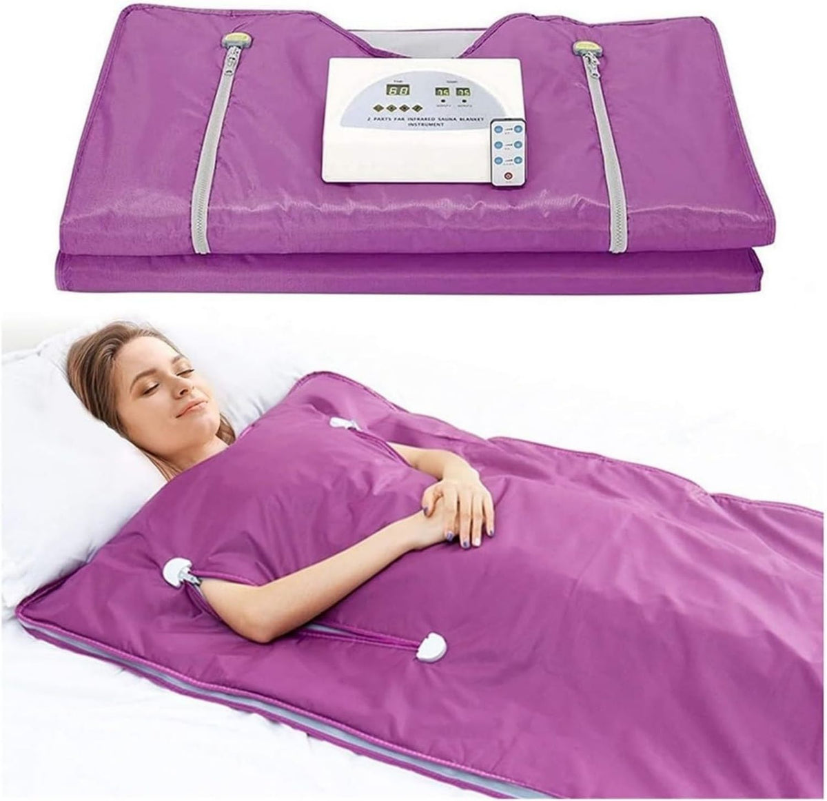 Manta de sauna infrarroja – con calefacción, diseño portátil
