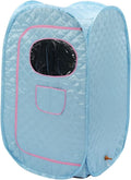 Manta de sauna infrarroja - con generador de vapor, de pie, diseño portátil, 2L, 2000W