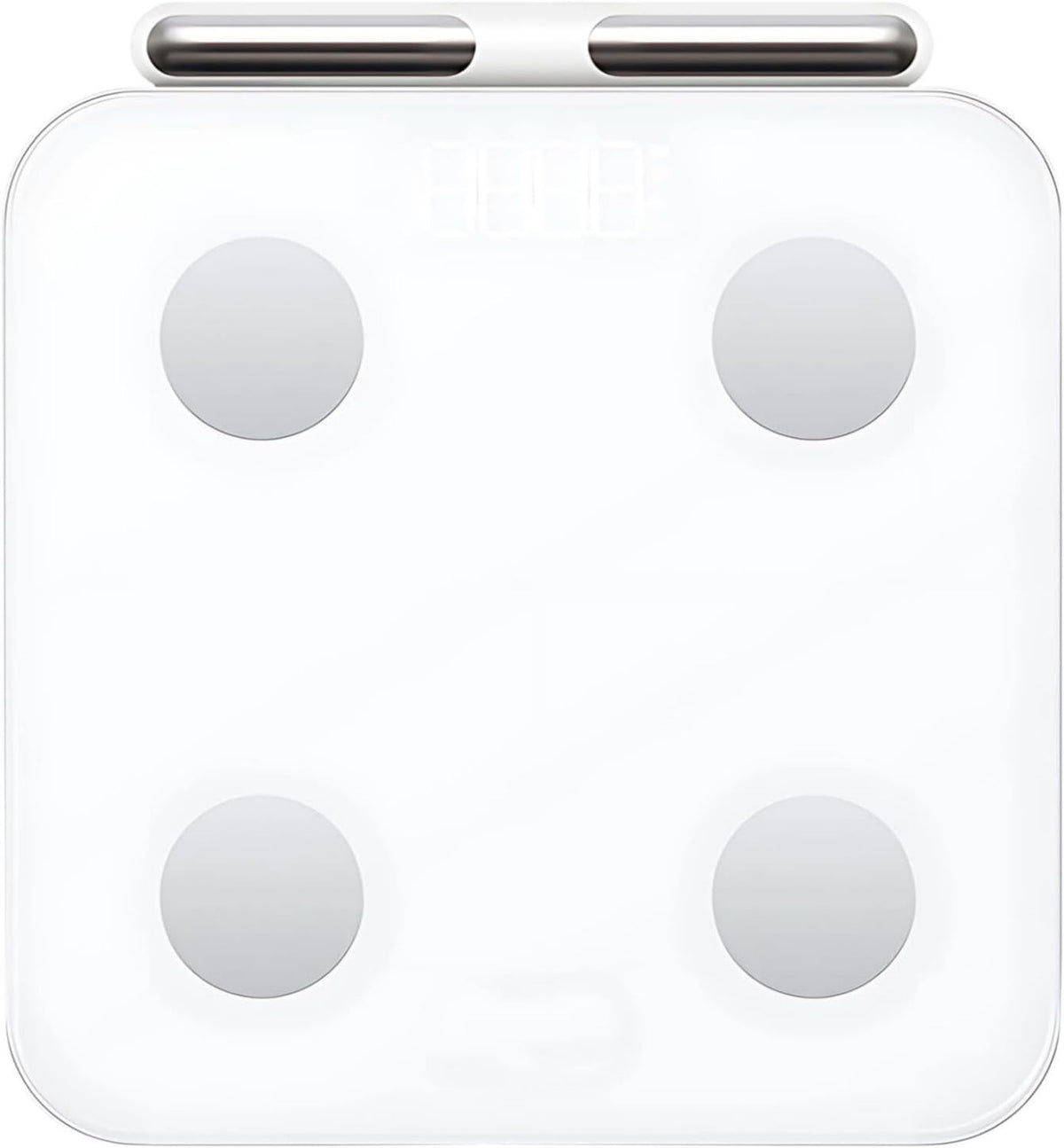 Báscula corporal – con puerto USB, recargable, 30 x 30 x 3 cm, 56 m