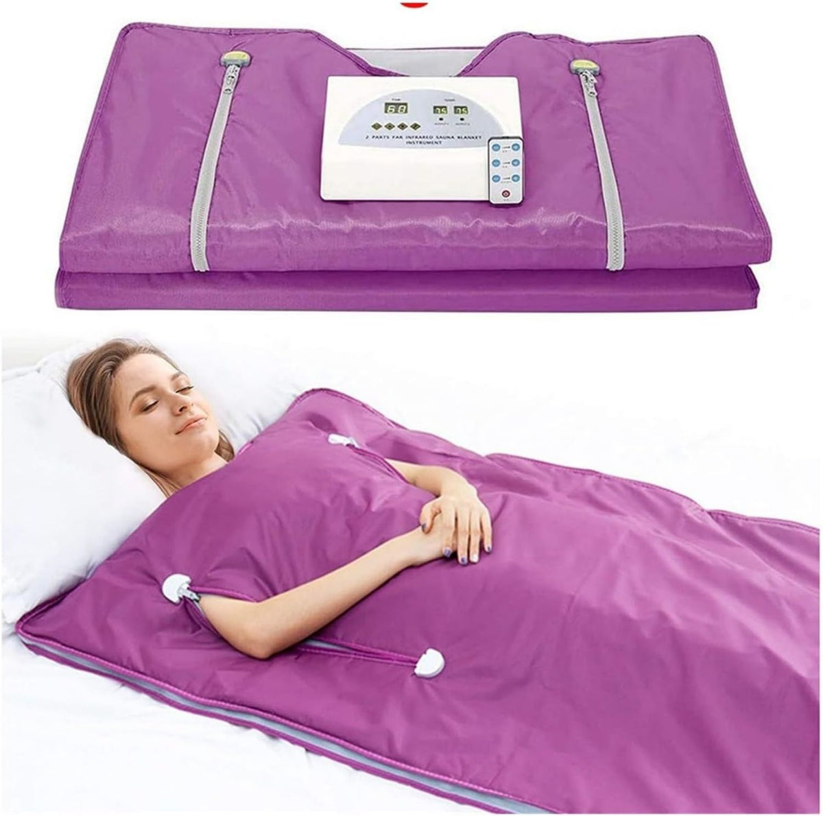 Manta de sauna infrarroja – con calefacción, diseño portátil